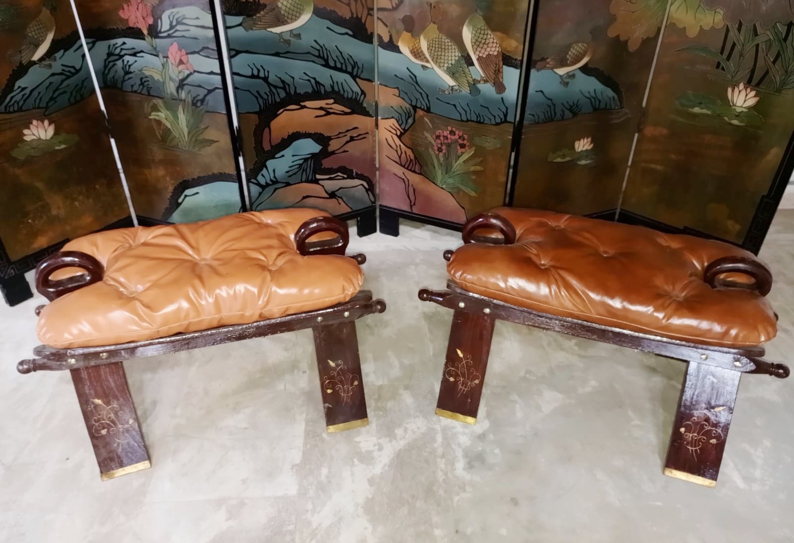 Pair of Retro Stools-SoUnique.PK